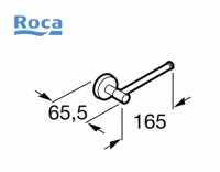 ROCA TWIN PORTARROLLOS SIN TAPA